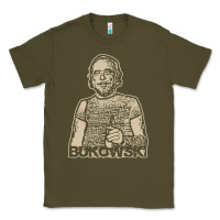 Army Green vintage charles bukowski Classic Tee - linhVisuals
