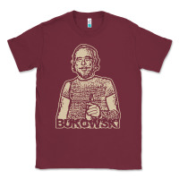 Burgundy vintage charles bukowski Classic Tee - linhVisuals