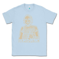 Dusty Blue vintage charles bukowski Classic Tee - linhVisuals