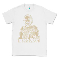 White vintage charles bukowski Classic Tee - linhVisuals