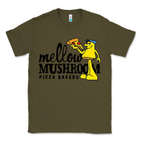 Army Green mellow mushroom Classic Tee - linhVisuals