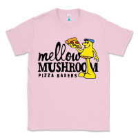 Bubblegum Pink mellow mushroom Classic Tee - linhVisuals