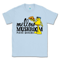 Dusty Blue mellow mushroom Classic Tee - linhVisuals