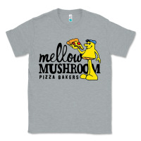Heather Grey mellow mushroom Classic Tee - linhVisuals