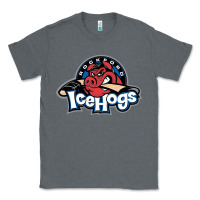 Charcoal Heather Ice-Hogs Classic Tee - linhVisuals