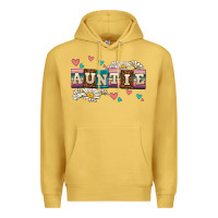 Antique Gold daisy auntie Premium Hoodie - AdoDesignShop