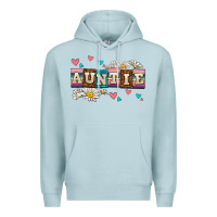 Blue Mist daisy auntie Premium Hoodie - AdoDesignShop