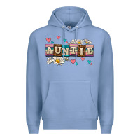 Colony Blue daisy auntie Premium Hoodie - AdoDesignShop