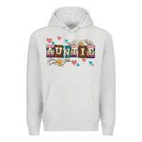 Dove Grey daisy auntie Premium Hoodie - AdoDesignShop