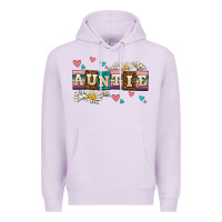 Lilac daisy auntie Premium Hoodie - AdoDesignShop