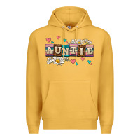 Mustard daisy auntie Premium Hoodie - AdoDesignShop