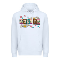 White daisy auntie Premium Hoodie - AdoDesignShop