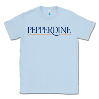Dusty Blue Pepperdine University Classic Tee - linhVisuals