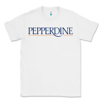 White Pepperdine University Classic Tee - linhVisuals