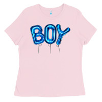 Bubblegum Pink Balloon Boy Ladies Tee - Artiststas