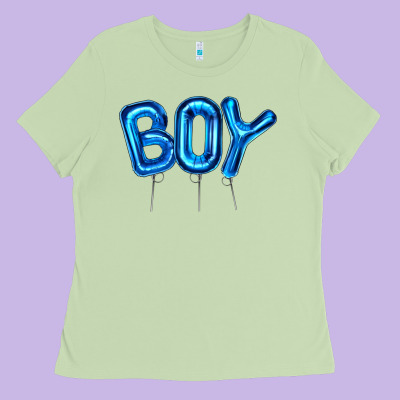 Balloon Boy Ladies Tee Designed By Artiststas