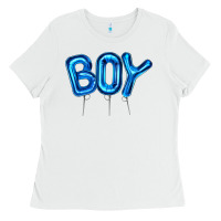 White Balloon Boy Ladies Tee - Artiststas