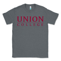 Charcoal Heather union college Classic Tee - linhVisuals