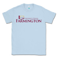 Dusty Blue university of maine at farmington Classic Tee - linhVisuals