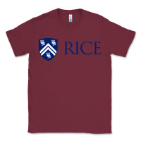 Burgundy Rice University Classic Tee - linhVisuals