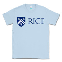 Dusty Blue Rice University Classic Tee - linhVisuals