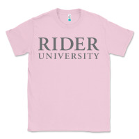 Bubblegum Pink Rider University Classic Tee - linhVisuals