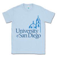 Dusty Blue University of San Diego Classic Tee - linhVisuals