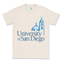 Natural University of San Diego Classic Tee - linhVisuals