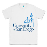 White University of San Diego Classic Tee - linhVisuals