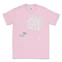 Bubblegum Pink qr code cube we are the borg Classic Tee - linhVisuals