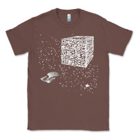 Chestnut qr code cube we are the borg Classic Tee - linhVisuals