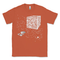 Copper qr code cube we are the borg Classic Tee - linhVisuals