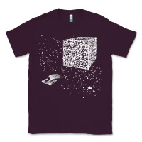 Plum qr code cube we are the borg Classic Tee - linhVisuals