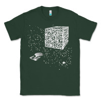 Sports Green qr code cube we are the borg Classic Tee - linhVisuals