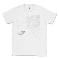 White qr code cube we are the borg Classic Tee - linhVisuals
