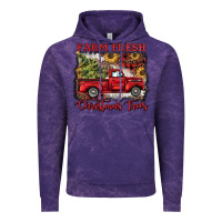 Cloud Purple farm fresh christmas trees Vintage Hoodie - BarkalooDesign