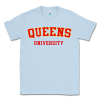 Dusty Blue queens university Classic Tee - linhVisuals