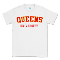 White queens university Classic Tee - linhVisuals