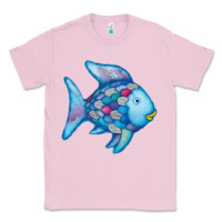 Bubblegum Pink rainbow fish Classic Tee - linhVisuals