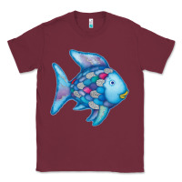 Burgundy rainbow fish Classic Tee - linhVisuals