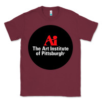 Burgundy Art Institute of Pittsburgh Classic Tee - linhVisuals