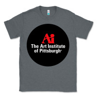 Charcoal Heather Art Institute of Pittsburgh Classic Tee - linhVisuals