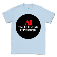 Dusty Blue Art Institute of Pittsburgh Classic Tee - linhVisuals