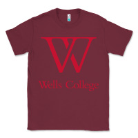 Burgundy wells college Classic Tee - linhVisuals
