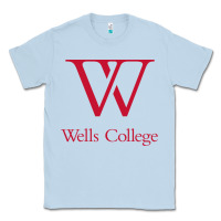 Dusty Blue wells college Classic Tee - linhVisuals