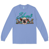 Colony Blue show mom aztec cowhide heifer Long Sleeve Tee - Artiststas
