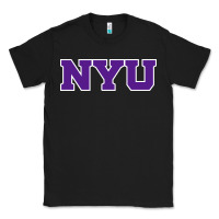 Black new york university nyu Classic Tee - linhVisuals