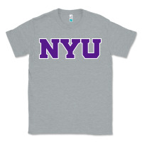 Heather Grey new york university nyu Classic Tee - linhVisuals