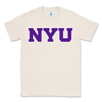 Natural new york university nyu Classic Tee - linhVisuals