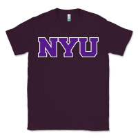 Plum new york university nyu Classic Tee - linhVisuals